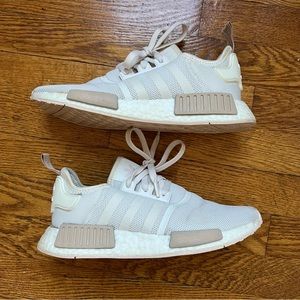 Adidas NMD R1 Shoes in Chalk White (size 8.5)
